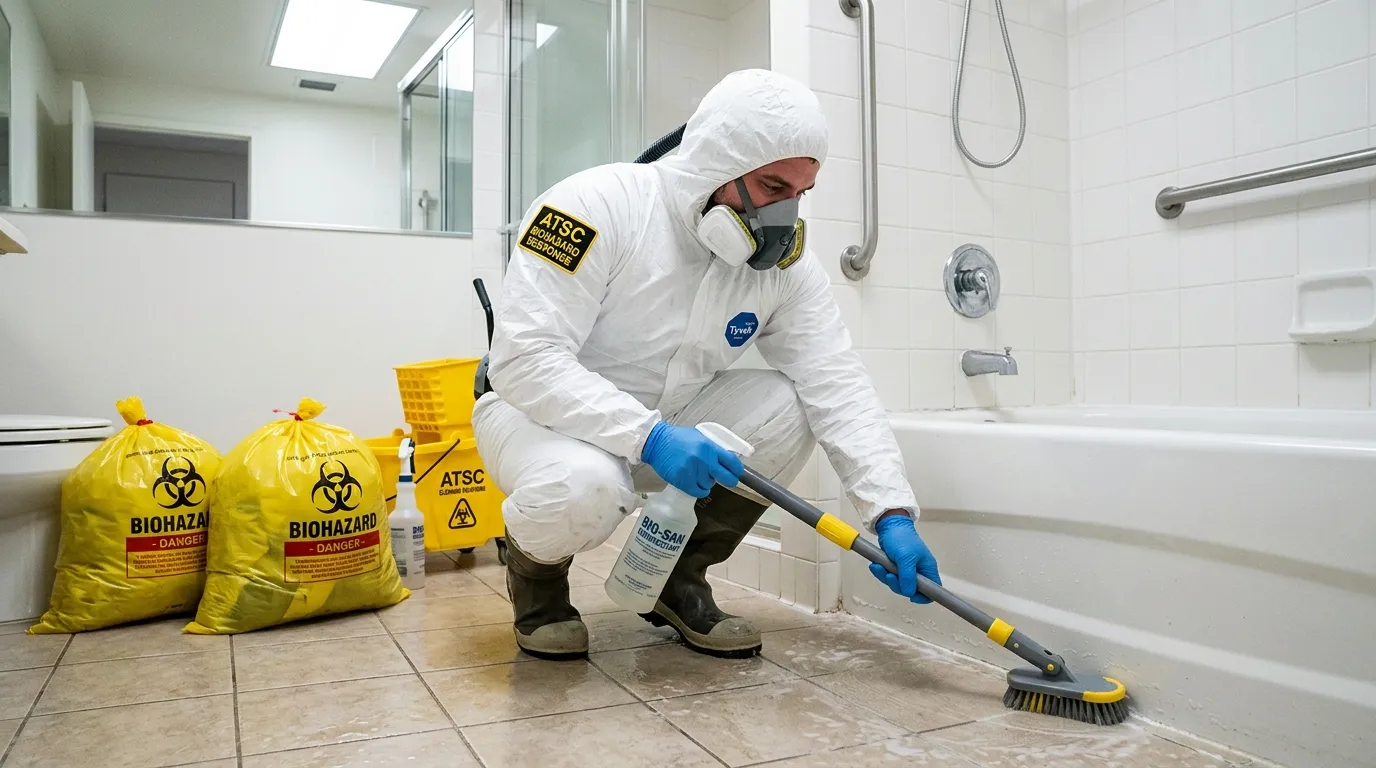 Decontamination equipment deployed for Blood Cleanup in Ossining